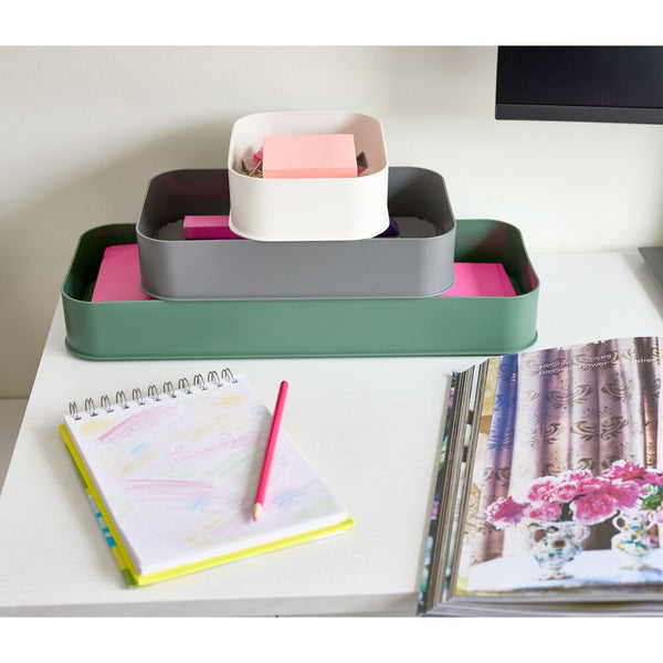 Idesign Fresnel Organization Bins - Set Of 3