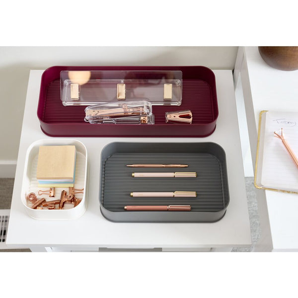 Idesign Fresnel Organization Bins - Set Of 3