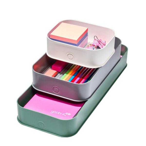 idesign Fresnel Organization Bins - Set of 3