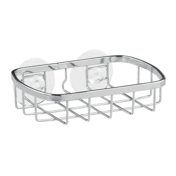 Idesign IDesign Gia Shower Suction Soap Dish In Chrome