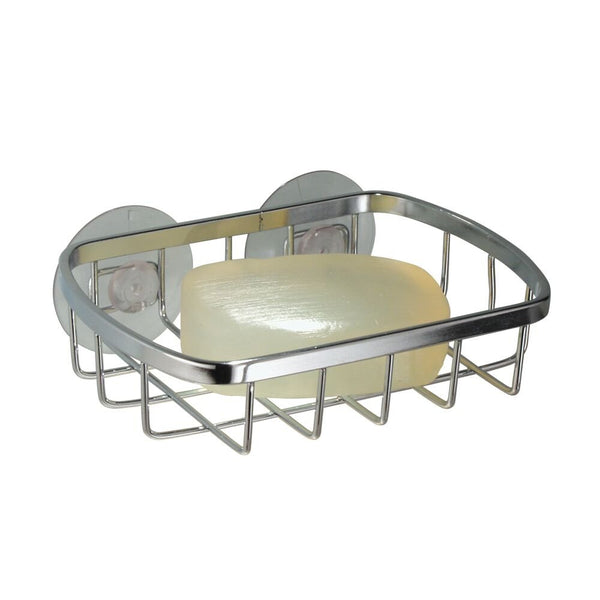 idesign iDesign Gia Shower Suction Soap Dish in Chrome