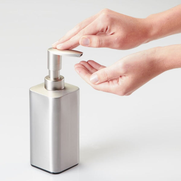 Idesign Gia Soap Pump Brushed Stainless Steel