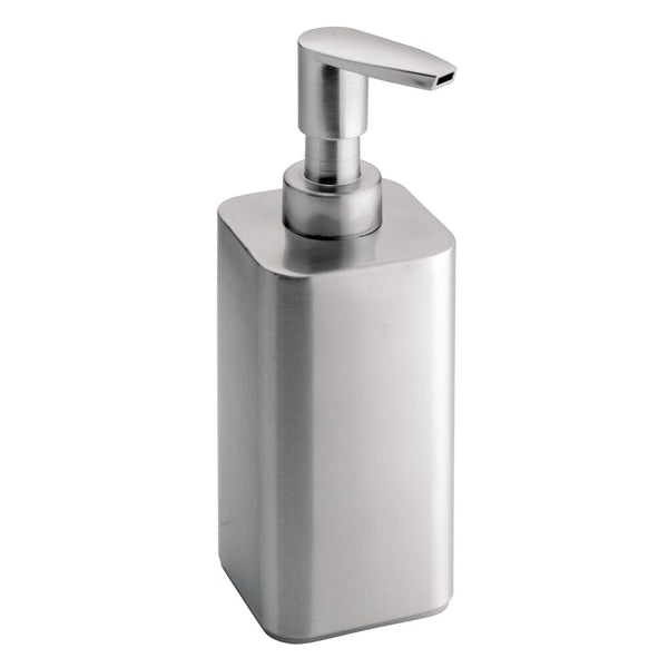 idesign Gia Soap Pump Brushed Stainless Steel