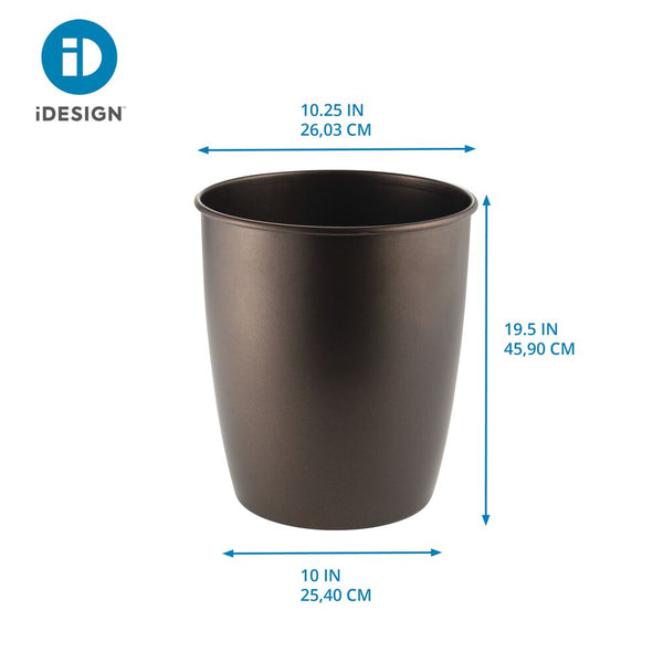 Idesign Hamilton Waste Can Bronze