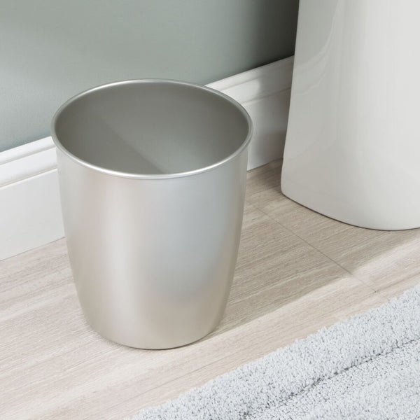 Idesign Hamilton Waste Can Satin