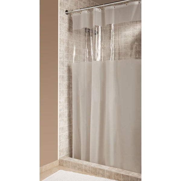 Idesign IDesign Hitchcock EVA Shower Curtain 72" X 72" In Clear