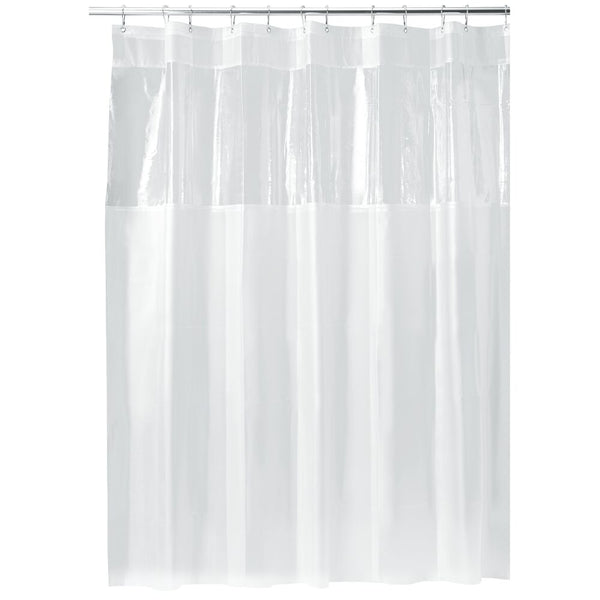 idesign iDesign Hitchcock EVA Shower Curtain 72" x 72" in Clear