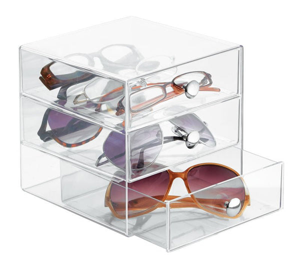 Idesign IDesign Drawers - Original 3 Drawer In Clear