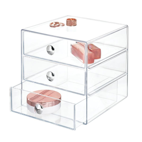 idesign iDesign Drawers - Original 3 Drawer in Clear