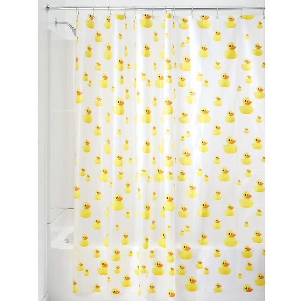 Idesign IDesign Ducks PEVA Shower Curtain 72" X 72"