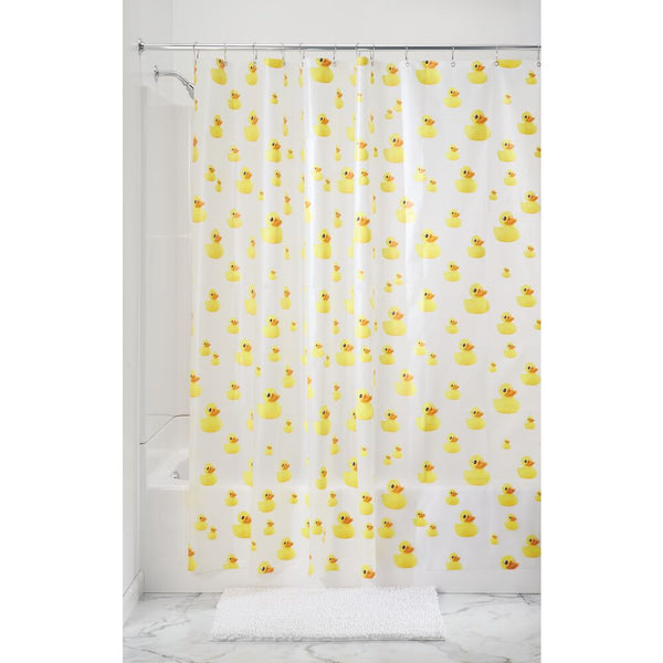 Idesign IDesign Ducks PEVA Shower Curtain 72" X 72"