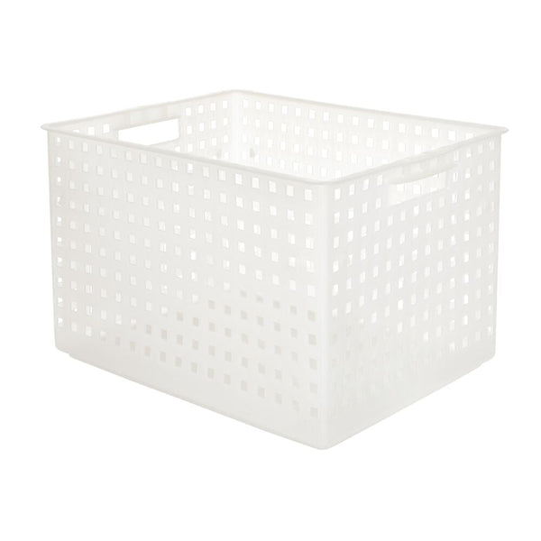 Idesign IDesign Large Storage Bin In Frost