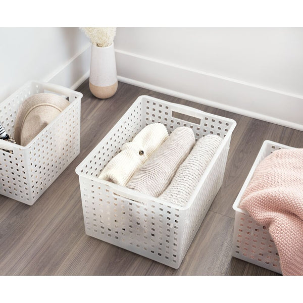 Idesign IDesign Large Storage Bin In Frost