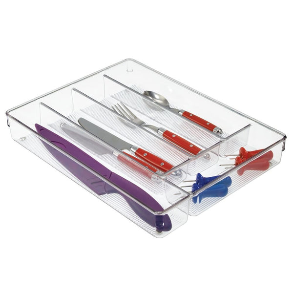 idesign iDesign Linus Cutlery Tray in Clear