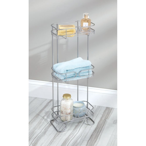 Idesign IDesign Neo 3-Tier Bath Shelf In Silver