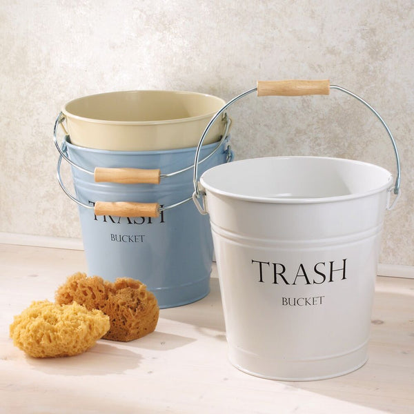 Idesign IDesign Pail Waste Can In White