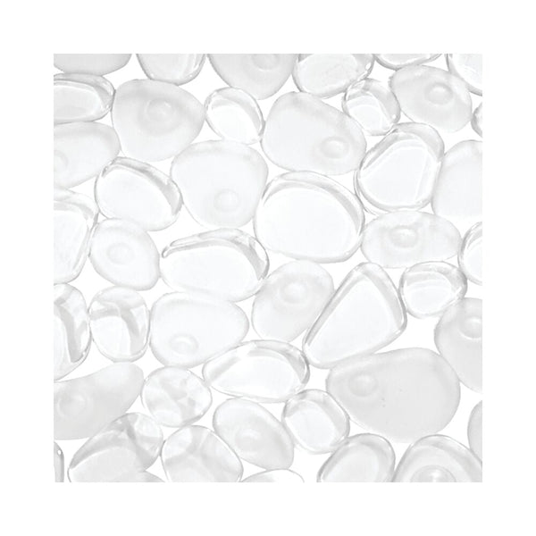 Idesign IDesign Pebblz Square Shower Mat In Clear