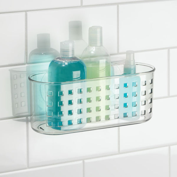 Idesign IDesign Shower Suction Basket In Clear