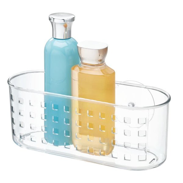 idesign iDesign Shower Suction Basket in Clear
