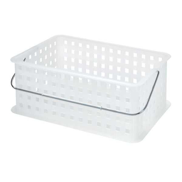 Idesign IDesign Spa Medium Basket In Clear Frost
