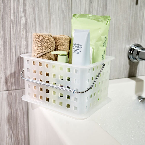 Idesign IDesign Spa Small Basket In Clear Frost