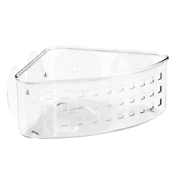 Idesign IDesign Suction Corner Basket 2 In Clear
