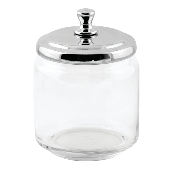 Idesign IDesign York Apothecary Jar Clear/Chrome