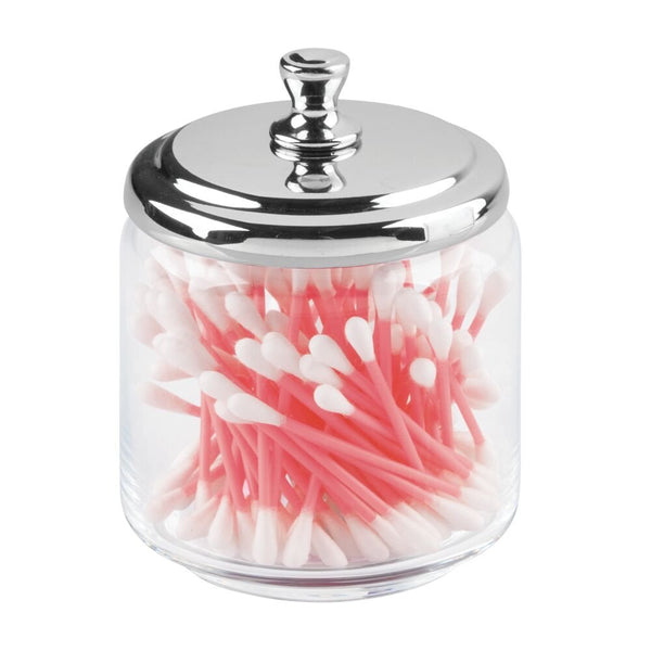 idesign iDesign York Apothecary Jar Clear/Chrome