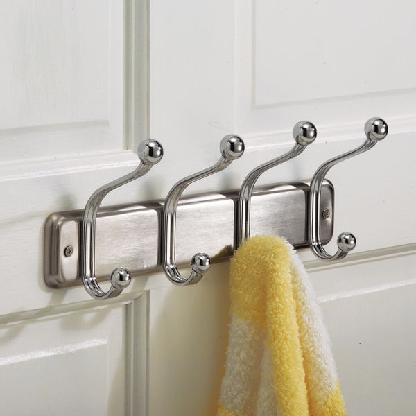 Idesign IDesign York Lyra Rack 4 Hooks In Chrome
