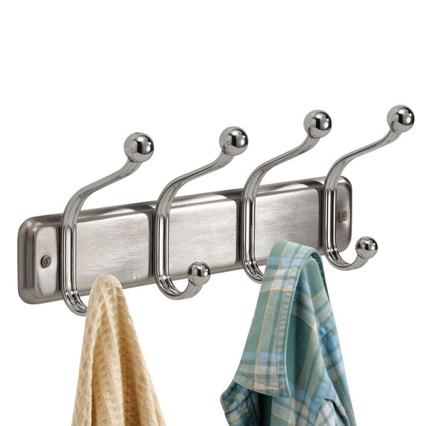 idesign iDesign York Lyra Rack 4 Hooks in Chrome
