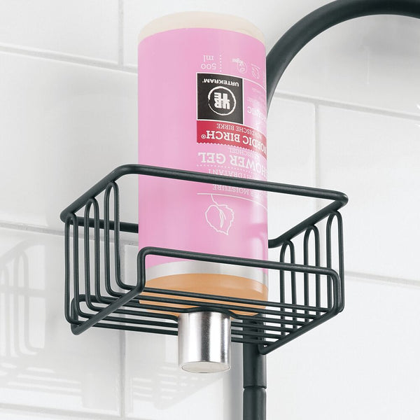 Idesign KD- Classico Shower Caddy Wide Black