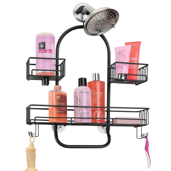 idesign KD- Classico Shower Caddy Wide Black