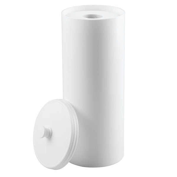 idesign Kent Toilet Tissue Reserve Canister White
