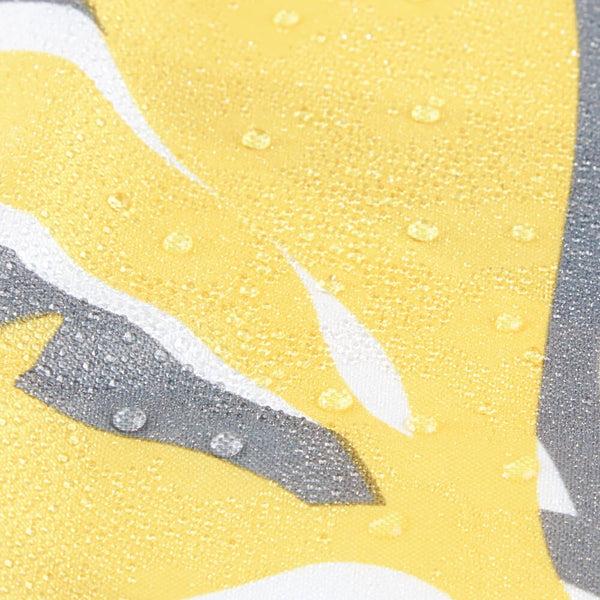 Idesign Leaves Shower Curtain Yellow/Gray