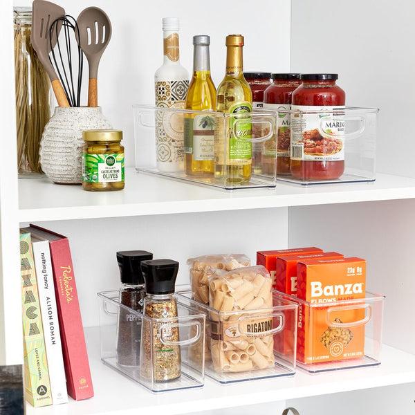 Idesign IDesign Linus 5-Piece Stackable Kitchen Organizer Bin Set