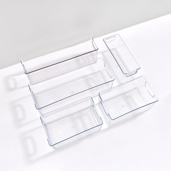 Idesign IDesign Linus 5-Piece Stackable Kitchen Organizer Bin Set