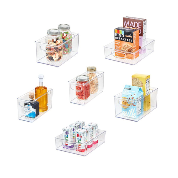 idesign iDesign Linus 6-Piece Stackable Kitchen Organizer Bin Set