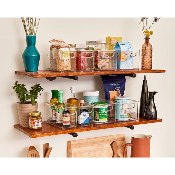 Idesign IDesign Linus 8-Piece Stackable Kitchen Organizer Bin Set