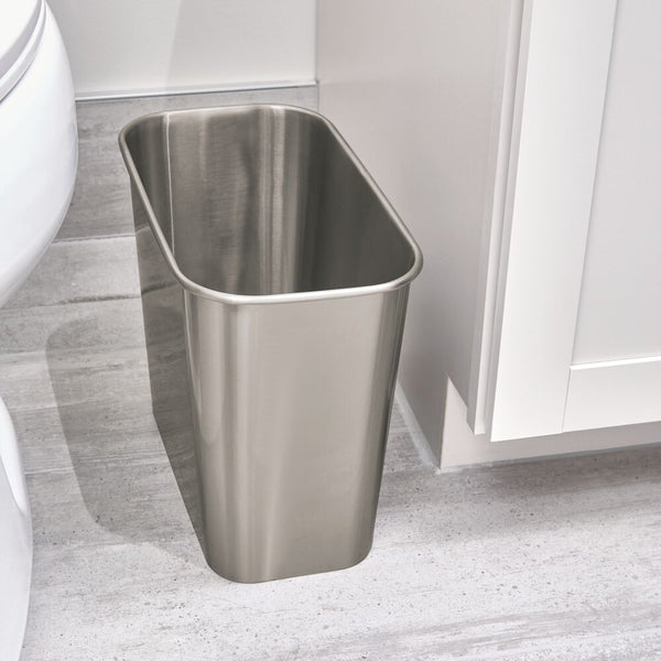 Idesign Mia Waste Can Brushed