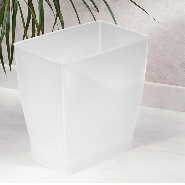 Idesign IDesign Mono Rectangular Can In Clear Frost