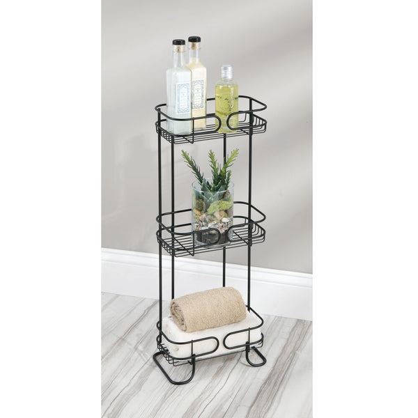 Idesign Neo 3-Tier Bath Shelf Matte Black