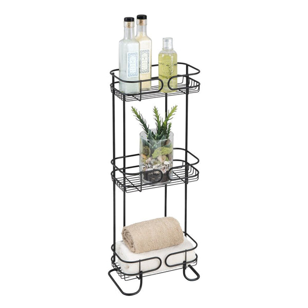 idesign Neo 3-Tier Bath Shelf Matte Black