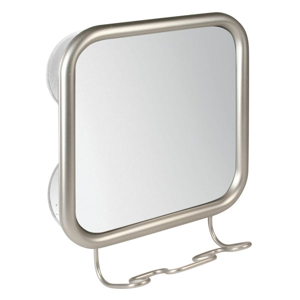 idesign Neo Suction Mirror/Razor Holder Satin