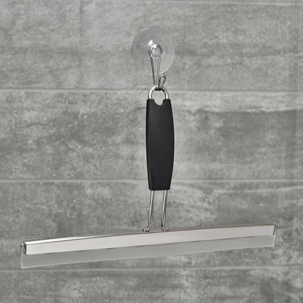 Idesign Noir Squeegee 12" Black/Stainless
