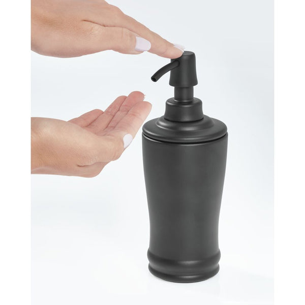 Idesign Olivia Tall Soap Pump Matte Black