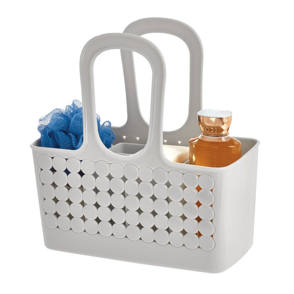 Idesign Orbz Small Tote- Divided Light Gray