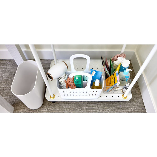 Idesign Orbz Small Tote Divided White