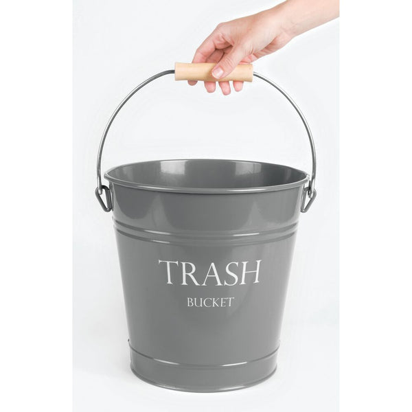 Idesign Pail Waste Can Gray