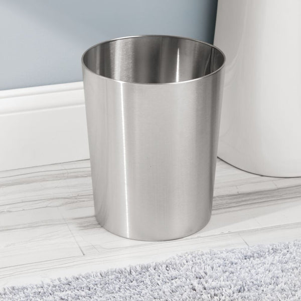 Idesign Patton Waste Can Brushed