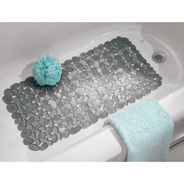 Idesign Pebblz Bath Mat Graphite